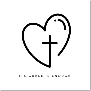 His Grace is Enough V12 Posters and Art